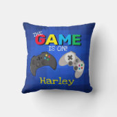 試合が始まった！ |ビデオゲーム クッション (裏面)