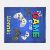 試合が始まった！ |ビデオゲーム フリースブランケット (正面(横))