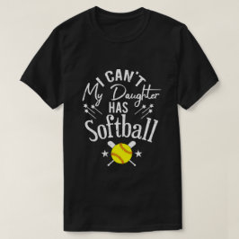 「試合に出られない」私の娘はソフトボールやってる 自慢の親ギフト Tシャツ