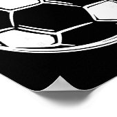 試合当日のスポーツ保護者サッカーママ ポスター (角)