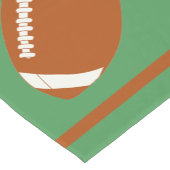 試合日のサッカーのパーソナライズ ショートテーブルランナー (コーナー)