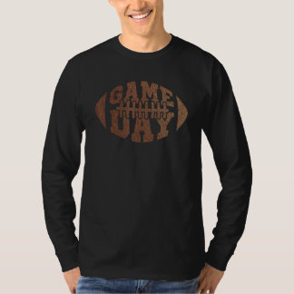試合日サッカーおもしろいシーズン男性へ2 Tシャツ