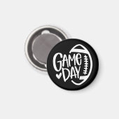 試合日サッカーのシーズンおもしろいズ男女子チームスポール マグネット (正面/裏面)