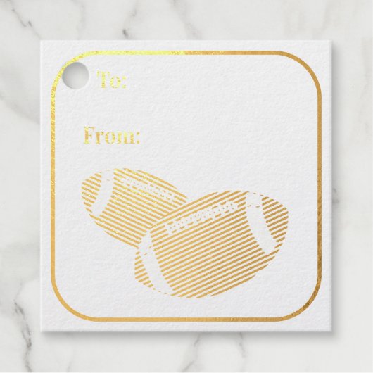 試合日サッカーのパーソナライズ紙 フェイバータグ (正面)