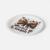 試合日サッカーのボーコケットサッカーシーズン ペーパープレート (アングル)