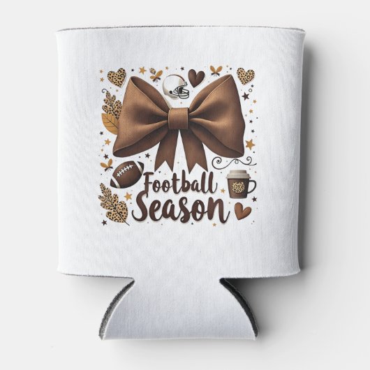 試合日サッカーのボーコケットサッカーシーズン 缶クーラー (正面)