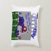 試合日動物サッカー枕 アクセントクッション (裏面(縦))