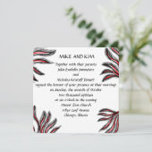 試料結婚式招待状 招待状 (スタンド正面)