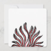 試料結婚式招待状 招待状 (裏面)