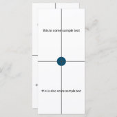 試料試験結婚式 プログラム (正面/裏面)