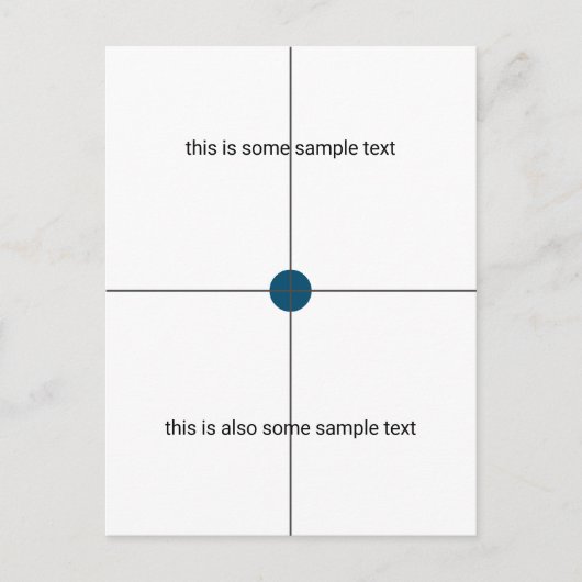 試料試験 インビテーションポストカード (正面)