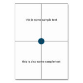 試料試験 テーブルナンバー (裏面)