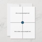 試料試験 出欠カード (正面)