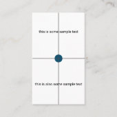 試料試験 名刺 (正面)