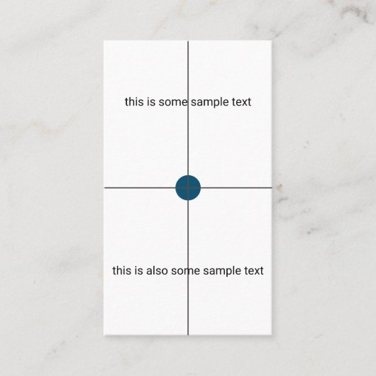 試料試験 名刺 (正面)