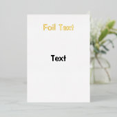 試箔招待状 箔招待状 (立ち正面)