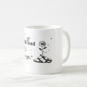試練を乗り越えて咲く花 - 割れ目からの強さ コーヒーマグカップ (正面右)