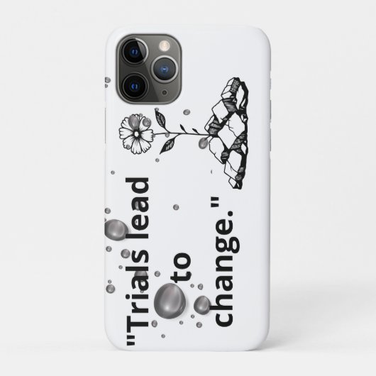 試練を乗り越えて咲く花 - 割れ目からの強さ Case-Mate iPhoneケース (裏)