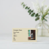 試薬ボトルおよびブラウンの小さいボトル 名刺 (スタンド正面)