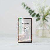 試薬ボトル及び小褐色ボトル 名刺 (スタンド正面)