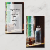 試薬ボトル及び小褐色ボトル 名刺 (正面/裏面)