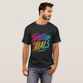 試行の変換 Tシャツ (正面フル)