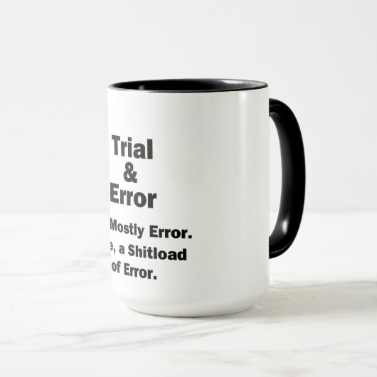 試行錯誤 マグカップ (正面右)