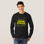 試運転マネージャクール銀河系ジョブ Tシャツ (正面フル)