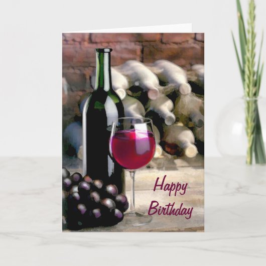 試食時間誕生日 カード (正面)