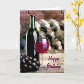 試食時間誕生日 カード (黄色い花)