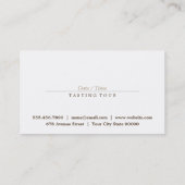 試飲 名刺 (裏面)