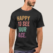 試験おめでとう先生のための楽しい試験日デザイン Tシャツ (正面)