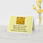 試験おめでとう カード (黄色い花)