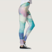 試験および空気のような明るい レギンス (右)