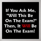 試験に出る？ ポスター (正面)