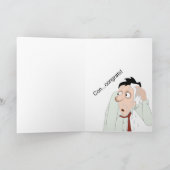 試験に合格したおめでとう、バー合格おめでとう カード (内部)