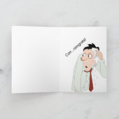 試験に合格したおめでとう、バー合格おめでとう カード (内部)