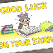 試験の挨拶 カード