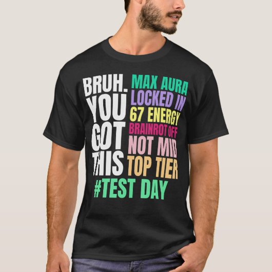試験の日 Tシャツ (正面)
