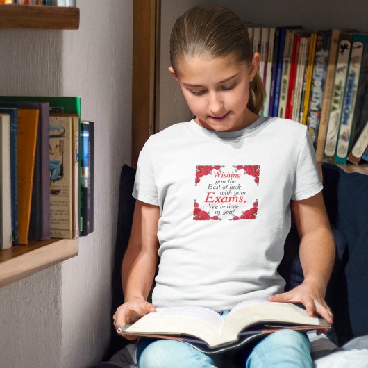 試験の最高の運が良いのに Tシャツ