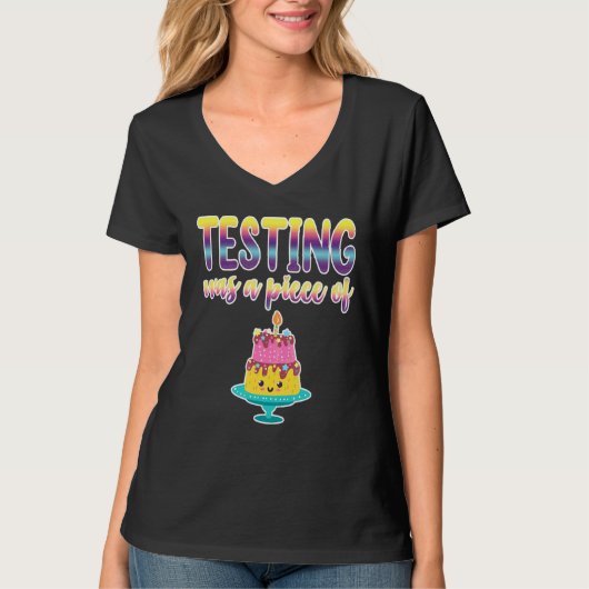 試験は一片の間に合う Tシャツ (正面)