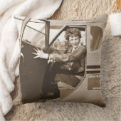 試験アメリアEarhart 1936年 クッション (ブランケット)