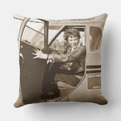 試験アメリアEarhart 1936年 クッション (裏面)