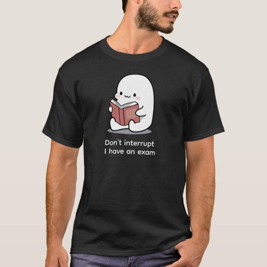 試験モード中です 邪魔しないで Tシャツ (正面)