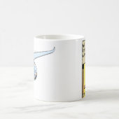 試験ユーモアのコーヒー冗談のマグ コーヒーマグカップ (中央)