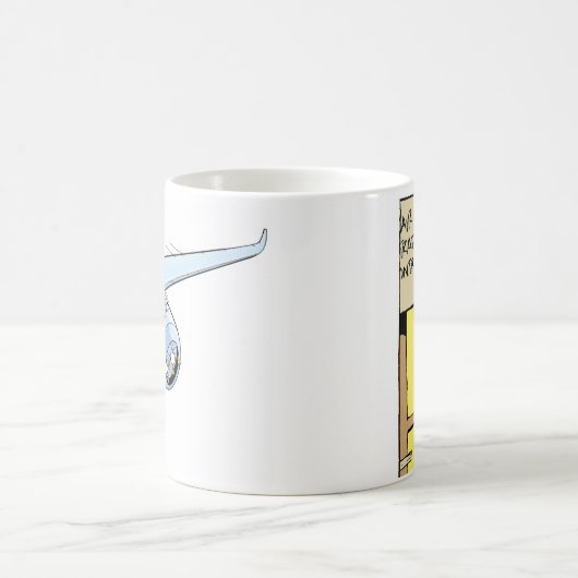 試験ユーモアのコーヒー冗談のマグ コーヒーマグカップ (中央)