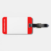 試験乗組員のラベル(カスタマイズ可能な) ラゲッジタグ (裏面横)