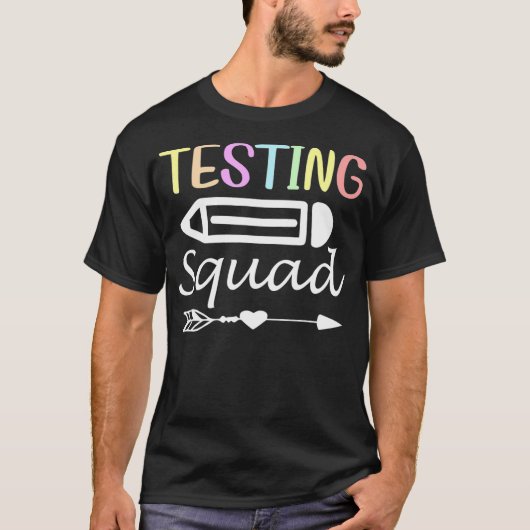試験分卒年度末先生 おもしろい Tシャツ (正面)