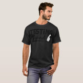 試験分試おもしろい験日の学生への贈り物 Tシャツ (正面フル)