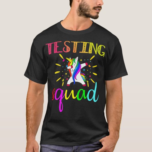 試験分隊ギフトTシャツスクールおもしろい教授 Tシャツ (正面)